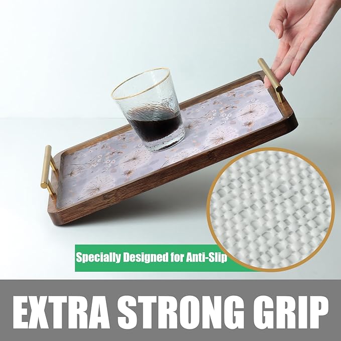 Dandelion Shelf Liners Strong Non-Slip and Non Adhesive Shelf and Drawer Liners for Kitchen Cabinet Wire Fridge, Waterproof Shelf Drawer Liner,Easy to Clean,12IN x 10FT - Image 5