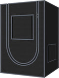 2x2 Grow Tent 24"x24"x36" Grow Tents 600D Mylar Hydroponic Indoor Plants Growing Tent with Floor Tray Grow Room by Zazzy