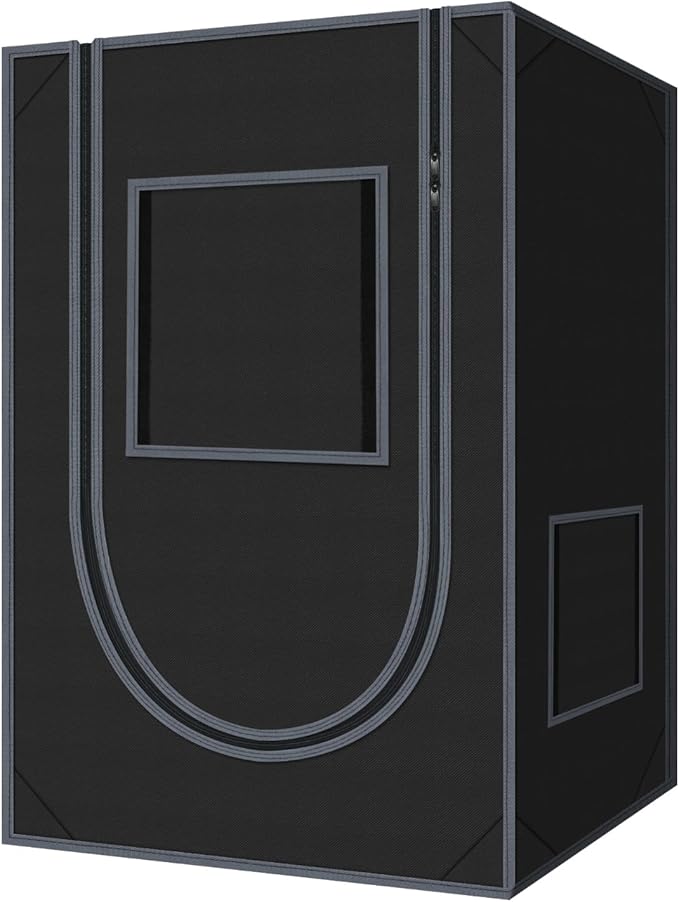 2x2 Grow Tent 24"x24"x36" Grow Tents 600D Mylar Hydroponic Indoor Plants Growing Tent with Floor Tray Grow Room by Zazzy