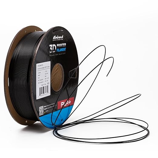 INLAND Micro Center PLA+ 3D Printing Filament 1.75mm - PLA Pro Dimensional Accuracy +/- 0.03 mm - 1kg Cardboard Spool (2.2 lbs) (1 Pack Black, 1.75mm) - Image 7