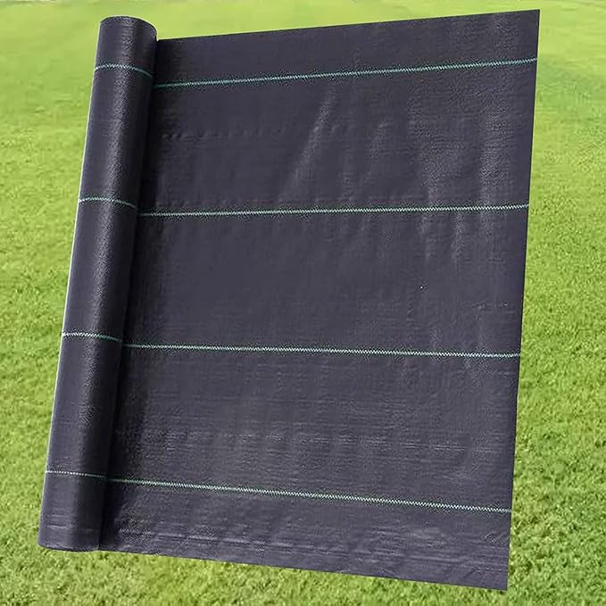 Weed Barrier Fabric Planting Cover - 6 x 100 FT Heavy Duty Landscape Fabric Ground Cover Block for Outdoor Planting by YSMN