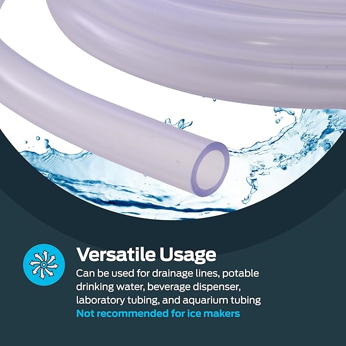 Eastman 5/16 Inch ID (7/16 Inch OD) PVC Clear Vinyl Tubing, 20 Foot Length, 98619 - Image 3