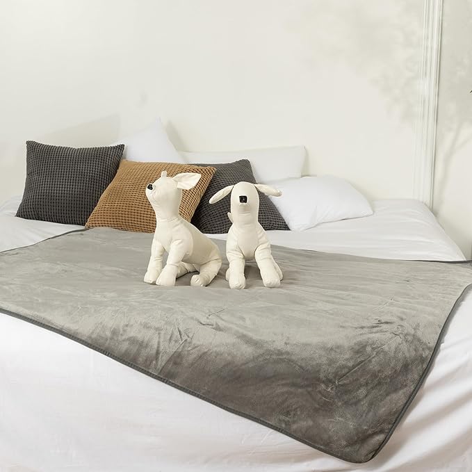 Waterproof Dog Blankets for Bed 40'' x 60'', Water Proof and Stain Resistant Throw Blankets for Couch Sofa, Water Resistant Bed Cover - Image 4