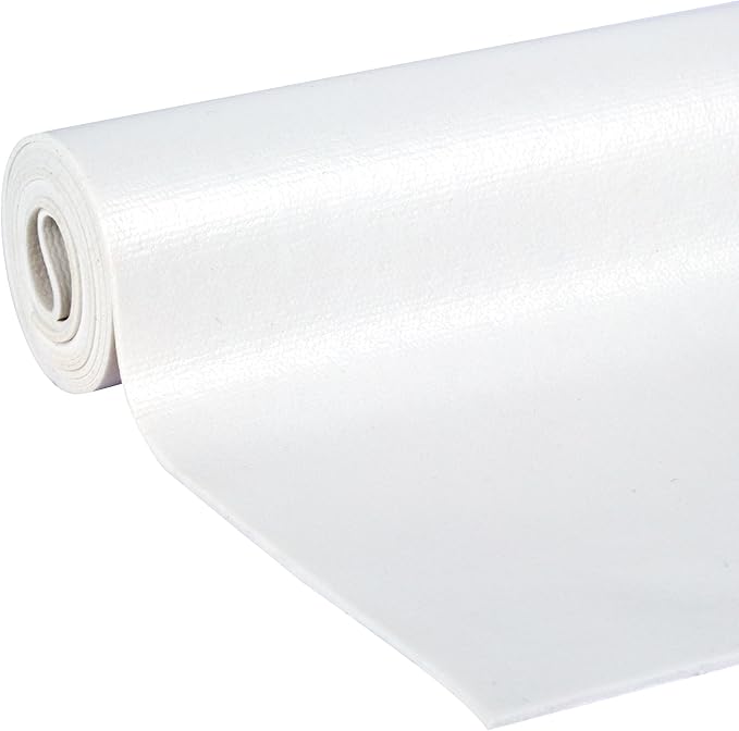 EasyLiner with Clorox Solid Grip Shelf Liner - Easy to Cut & Install for Closet, Pantry, Wire Shelves, Kitchen Cabinets - Non Adhesive Non Slip Shelf Liner - 20" x 6 ft. - 6 Roll Project Pack - White - Image 2