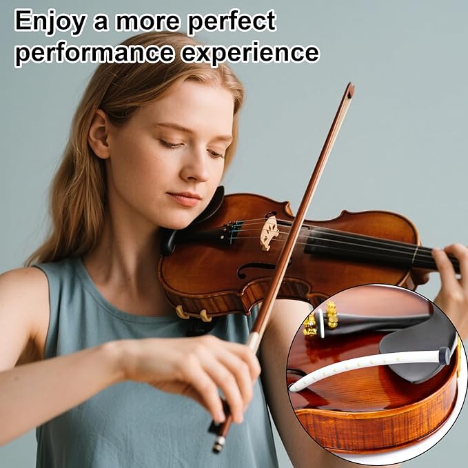 Violin Humidifier, Rubber Portable Violin and Viola Moisture F Hole Humidifier Tube Practical Musical Dampit Instrument Humidity Gift Maintenance Accessory for Cracking Prevention (White) - Image 7