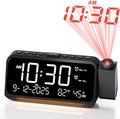 Roxicosly Projection Alarm Clock for Bedroom Ceiling, 118 dB Super Loud for Heavy Sleepers, Dual Alarm with Weekday/Weekend, Adjustable Volume, 6.7" Large Digital Dimmable Display, Easy to Read by Roxicosly