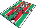 Wall-to-Wall Carpeting, Skull Robot Pattern Printing Non-Slip Area Rugs Fade Resistant, Flame Resistant, Quick Dry, Stain Resistant, Waterproof Floor Carpet for Living Room Bedroom, 36 x 60 Inch by Snarena