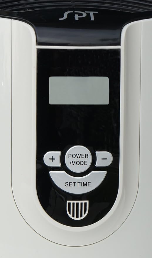 SPT SU-9210A: Digital Evaporative Humidifier, Black and Off White, 8.82W x 13.86D x 11.18H in - Image 3