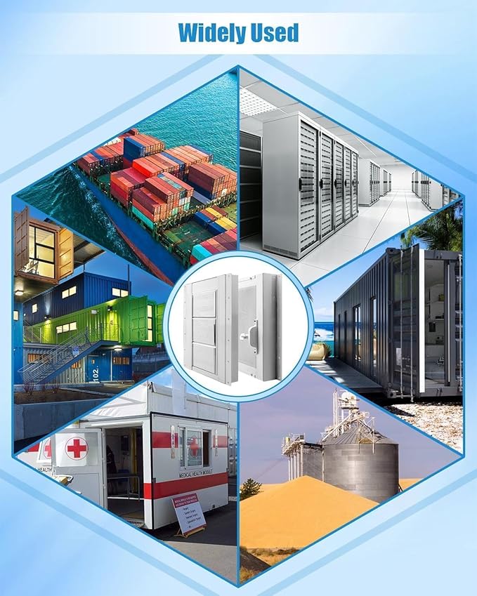 2-Pack Shipping Container Vents with Screens, Stainless Steel Adjustable Shutter Vents for Container Homes, Offices, Ship Cabins – Prevent Condensation, Overheating & Improve Airflow - Image 7