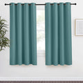 NICETOWN Blackout Drape for Nursery, Sea Teal, 1 Panel, 55 by 68-inch, Home Fashion Thermal Insulated Blackout Room Darkening Curtain/Drapery with Ring Top by NICETOWN