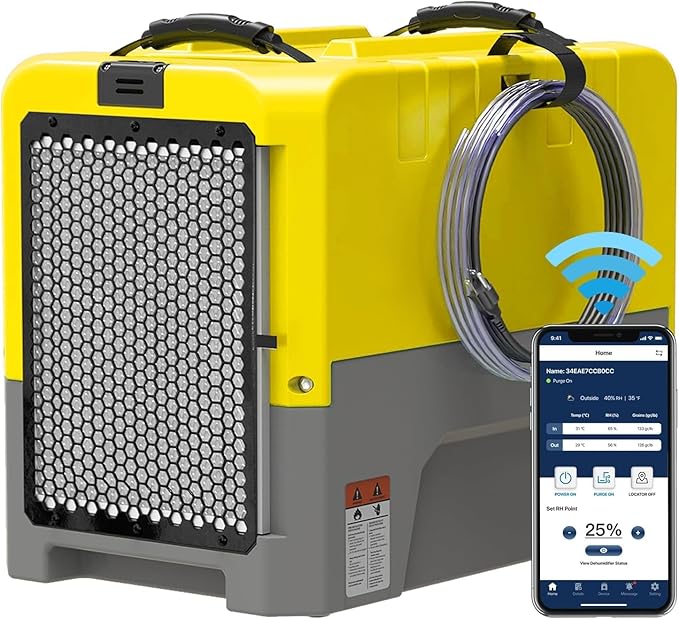 ALORAIR 180PPD LGR Commerical Dehumidifier with Pump, Wi-Fi APP Controls Industrial Dehu, Capacity up to 85 PPD at AHAM, 5 Years Limited Warranty, cETL Listed, for Large Space by ALORAIRSOLUTIONSINC0J0DC