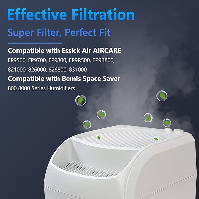 Funmit 1043 Super Humidifier Wick Filter (1 Pack) Replacement for Essick Air AIRCARE EP9500, EP9700, EP9800, EP9R500, EP9R800, 821000, 826000, 826800, 831000 and Bemis Space Saver 800 8000 Humidifiers - Image 2