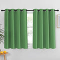 NICETOWN Froest Green Blackout Curtain for Living Room - Solid Thermal Insulated Grommet Blackout Panel/Drape for Bedroom Kitchen Window (1 Panel, 52 inches Wide by 54 inches Long) by NICETOWN