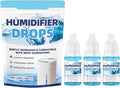 Humidifier Cleaner Drops, Slows Buildup & Scaling, Humidifier Solution for All Makes & Models, Cleans & Deodorizes Water, 3pcs by Unknown