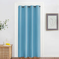 NICETOWN Blackout Doorway Curtain Drape 78 inch Long - Grommet Noise Reducing Thermal Insulated Solid Modern Window Treatments for Bedroom Closet (1 Panel, 52 x 78 Inch, Teal Blue) by NICETOWN