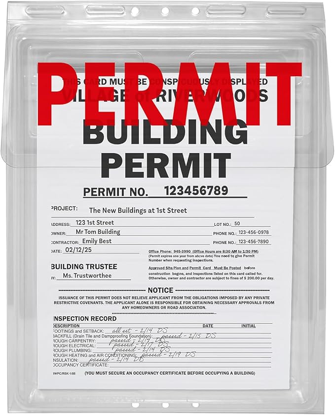 Mediz Outdoor Permit Brochure Box - Easy to Use Take One Document Holder Can Hold 200, 8.5 x 11 Documents, Flyers & Brochures or Other Outdoor Marketing Needs (1) (PERMIT - Box, Pack of 1) - Image 7