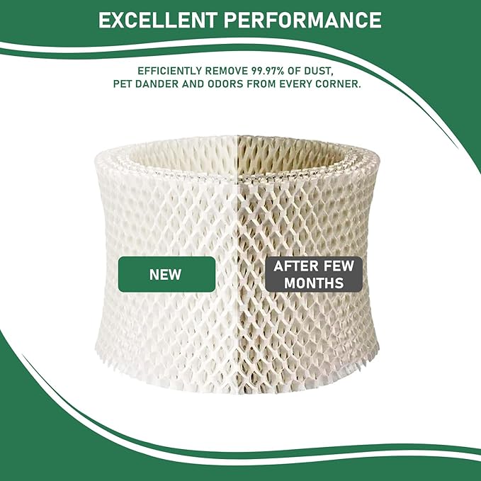 Carmerny MDH-0103JB Humidifier Wicking Filter Replacement Compatible with Mainstays MDH-0103JB Humidifier Wick Filters, 3 Pack - Image 6