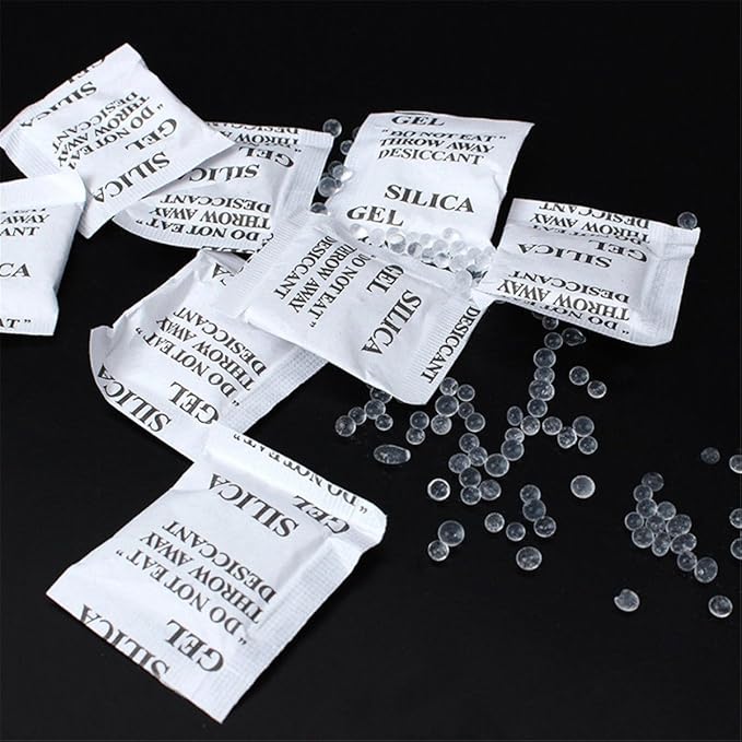 100 Pack Silica Gel Desiccant Moisture Absorber Dehumidifier - Image 2