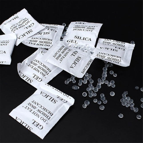 100 Pack Silica Gel Desiccant Moisture Absorber Dehumidifier - Image 2