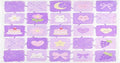 Purple Flower Cake Grid Bath mats for Bathroom Anti-Mold Rugs for Bathroom for Indoor Doormat Accessories Decoration 39 x 20 in de alfombras para ba?o by Unknown