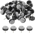 PATIKIL 20 mm Nail-on Felt Pads, 72 Pcs Round Felt Furniture Sliders Pads Heavy Duty Floor Protectors for Wooden Chair Sofa Cabinet Table Leg Feet Hardwood Floors, Black by PATIKIL