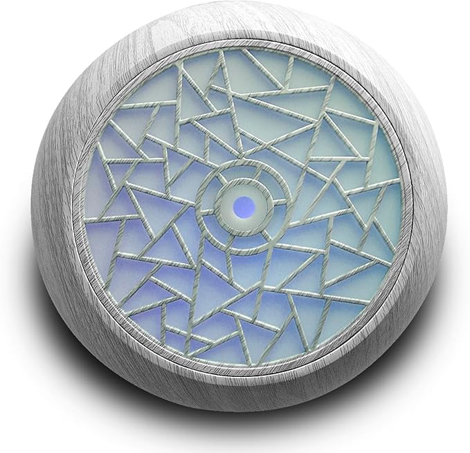 550ml Large Capacity Essential Oil Diffuser 6 Essentil Oil Set Aromatherapy Ultrasonic Air Humidifier with Timer and 7 Color LED Night Light Remote Control Waterless Auto-Off White Wood Grain - Image 9