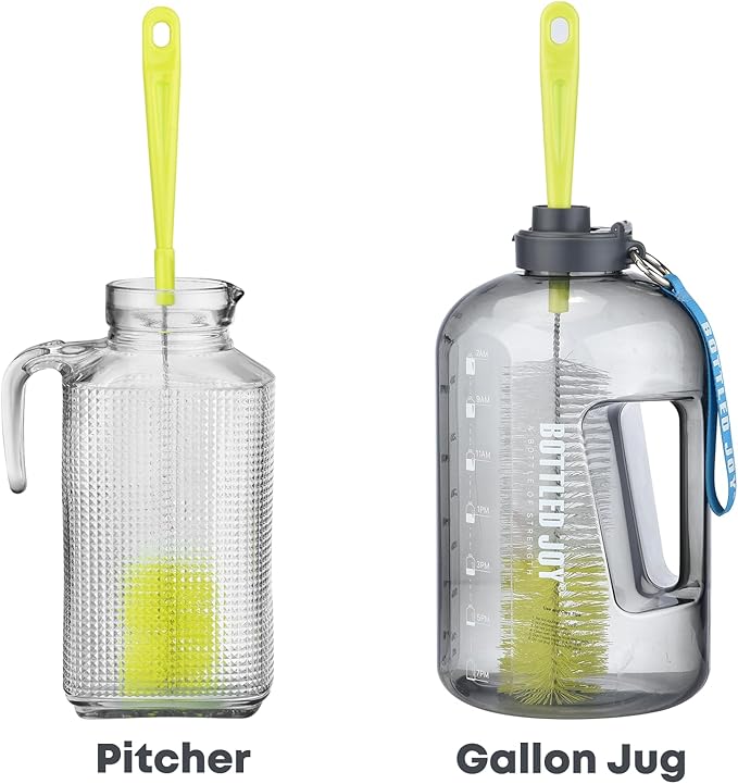 ALINK 3-Pack Long Narrow Neck Bottle Cleaning Brush for Beer, Wine, Flask, Thermos, Sport Well, Brewing Bottle and Hummingbird Feeder and Long Narrow Neck Sport Bottles - Image 5
