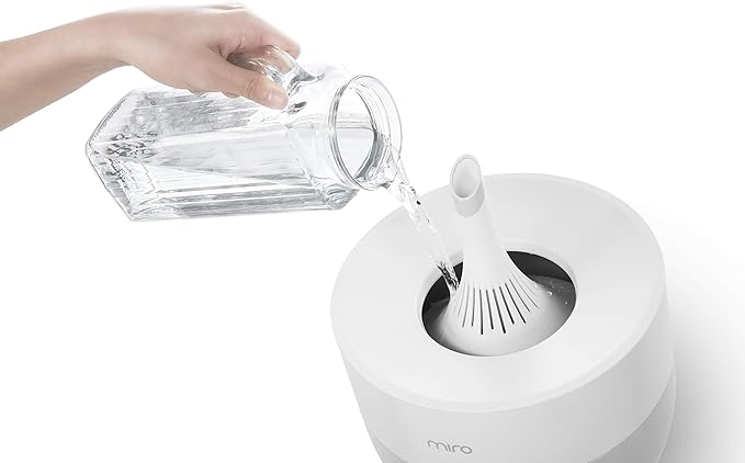 Miro NR07S Humidifier - Completely Washable Modular Humidifier, Easy to Clean, Easy to Use, Large Room - Cool Mist, Sanitary, Top-Fill Ultrasonic Humidifier with Whisper Quiet and Powerful Output - Image 2