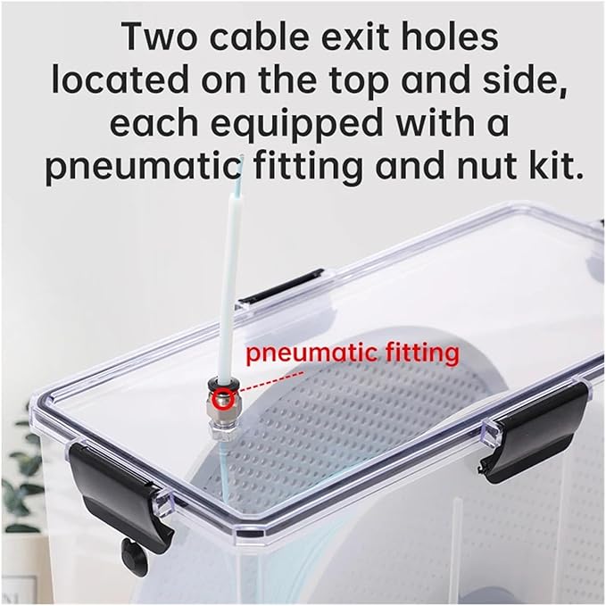 3D Printer Filament Dry Box Storage Hot-Air Heating Storage Printing Material Holder Moisture-Resistant for Filaments Dryer Box(B Dryer Box) - Image 4