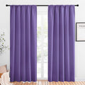 NICETOWN Window Curtains Blackout Drapes, Lilac Purple, 1 Pair, 52 by 84-Inch, Thermal Insulated Solid Rod Pocket Blackout Curtains/Draperies for Living Room by NICETOWN