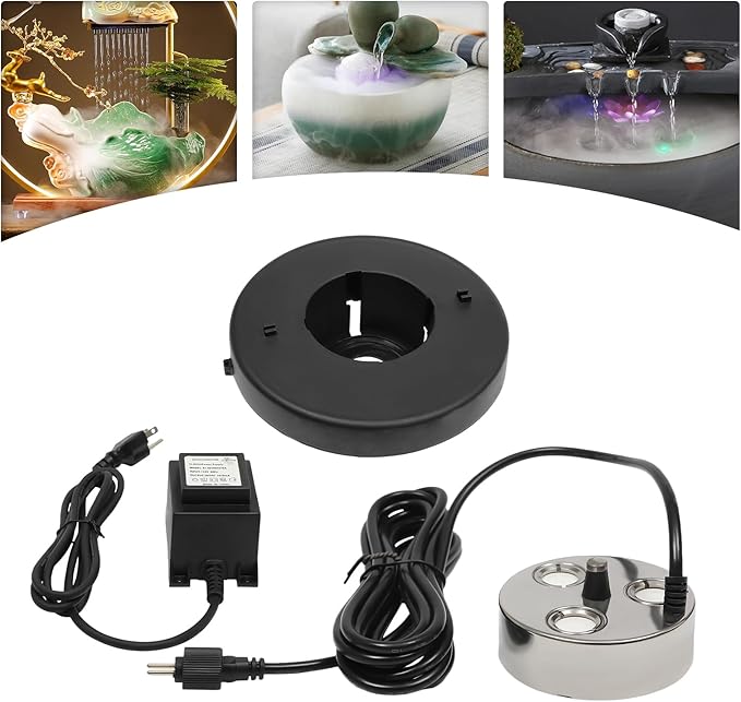 3-Head Ultrasonic Mist Maker Fogger - 900ml/H Humidifier Machine for Fountains, Aquariums, and Ponds | Ideal for Garden Fogging, Hydroponics, and Indoor Grow Rooms. - Image 5