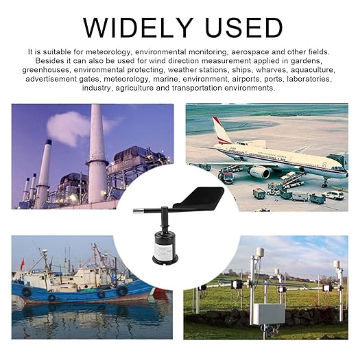 Wind Direction Sensor, Wind Vane Anemometer 360 Degree Omni Directional for Meteorology Environmental Monitoring - Image 5
