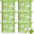 CLEVAST Moisture Absorber Boxes 6 Pack, 12 Oz Dehumidifier for Closet & Bathroom, Humidity Absorber for Wardrobe, Bedroom, RV & Car, Moisture Control, Jasmine Scented by CLEVAST