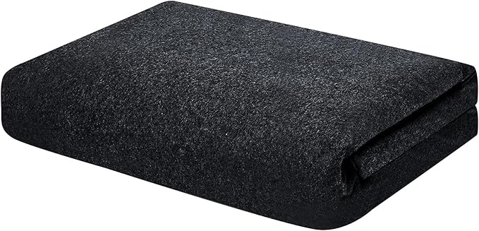 Foldable Mat - 849g Felt Waterproof Floor Pad, Dustproof Storage Shed Liner, Heavy Duty Protective Ground Cover, Moisture Barrier Base Layer, Anti Slip Workshop Flooring for Outdoor Garden Backyard by Unknown