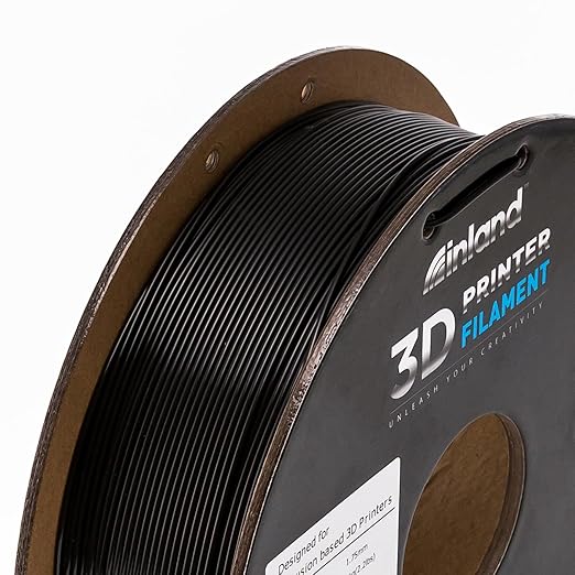 INLAND Micro Center PLA+ 3D Printing Filament 1.75mm - PLA Pro Dimensional Accuracy +/- 0.03 mm - 1kg Cardboard Spool (2.2 lbs) (2 Pack Black & Gray, 1.75mm) - Image 5