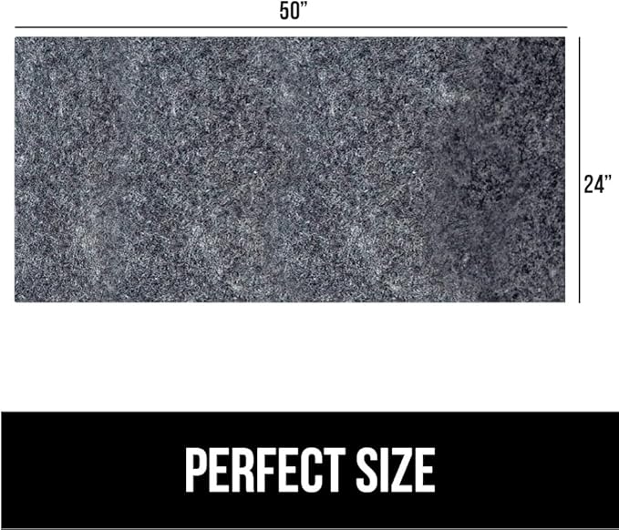 GORILLA GRIP LeakGuard Non-Adhesive Under Sink Mat for Kitchen Cabinet, 24x50, Waterproof Quick Dry Shelf Liner, Durable Absorbent Felt Mats for Bathroom Sinks, Cabinets, Dresser, Easy Trim, Charcoal - Image 7