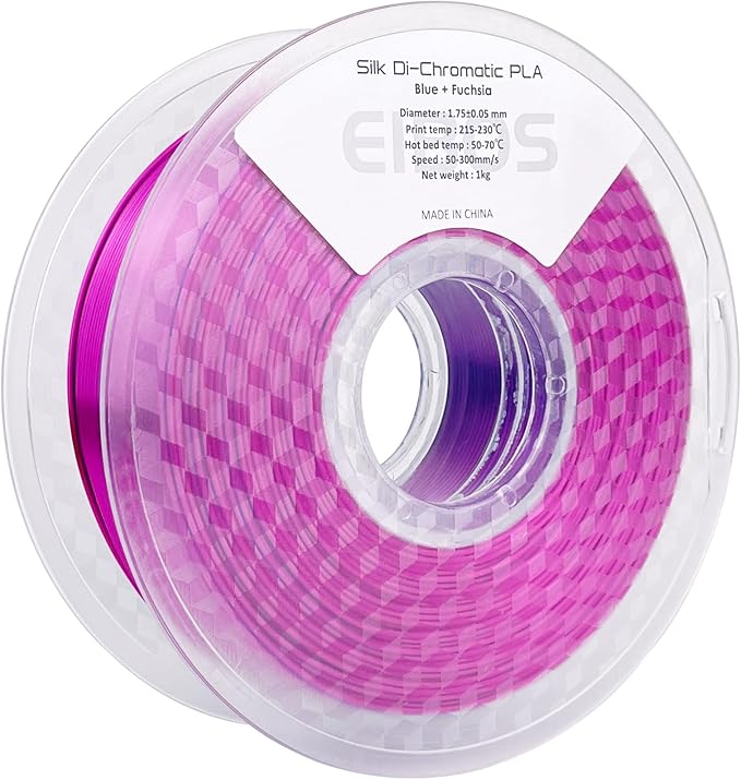 【EIBOS Bundle】 3D Printer Filament Dryer Polyphemus with Fan, Filament Dry Box 2 Rolls with Auto-Rotation + 1KG Silk PLA, Blue Fuchsia - Image 4