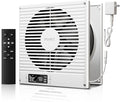 8" Room to Room Ventilation Fan with Remote, Quiet Reversible Through the Wall Air Transfer Fan, 10-Speed Smart Exhaust Vent, Temperature Control, ETL Certified for Bedroom, Kitchen, Laundry by KOVIET