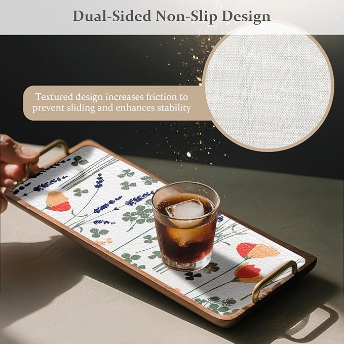 FINNEZ Shelf and Drawer Liner 12in x 30FT with Cutting Tool, Non Slip Non Adhesive Drawer Liners for Kitchen Cabinets, Waterproof Floral Cabinet Liner for Shelves, Refrigerator - Image 2