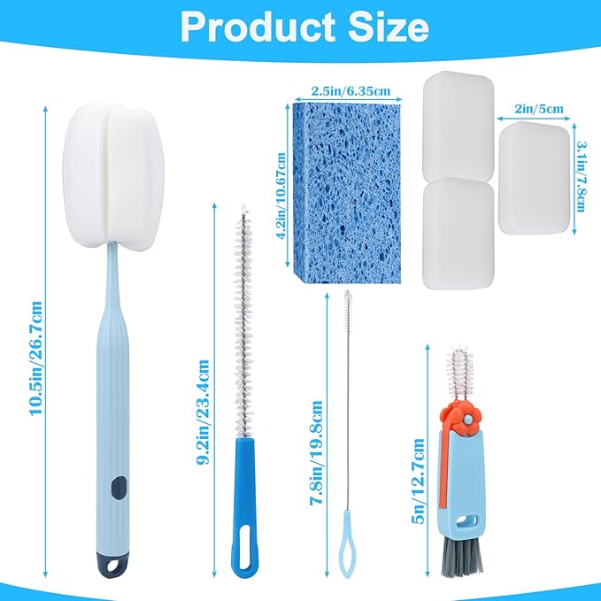 XANGNIER Ice Cream Maker Machine Cleaning Brush Kits,6 Pcs Icecream Maker Cleaner Brush Tools Accessories - Image 6