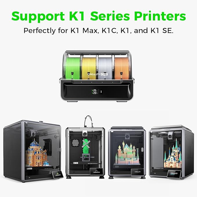 Official Creality K1 Series CFS Upgrade Accessory Kit and Creality CFS Filament System, Multi-Color Printing Upgrades Accessories with Filament System for K1 SE,K1C, K1 Max 3D Printers - Image 4
