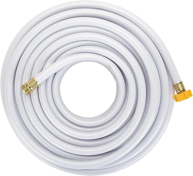 Camco TastePURE 75-Ft Water Hose - RV Drinking Water Hose Contains No Lead, No BPA & No Phthalate - Features Reinforced Design & Crafted of PVC - 5/8” Inside Diameter, Made in the USA (21008) - Image 2