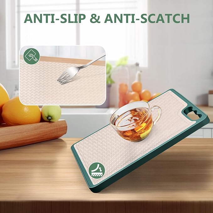 Shelf Liners, Non-Adhesive Drawer Liner, Waterproof & Oil-Proof Kitchen Cabinet Cupboard Liner Plastic EVA Material BPA Free Fridge Liner Mats Paper Protector for Shelves (Clear/12in x 120in) - Image 4