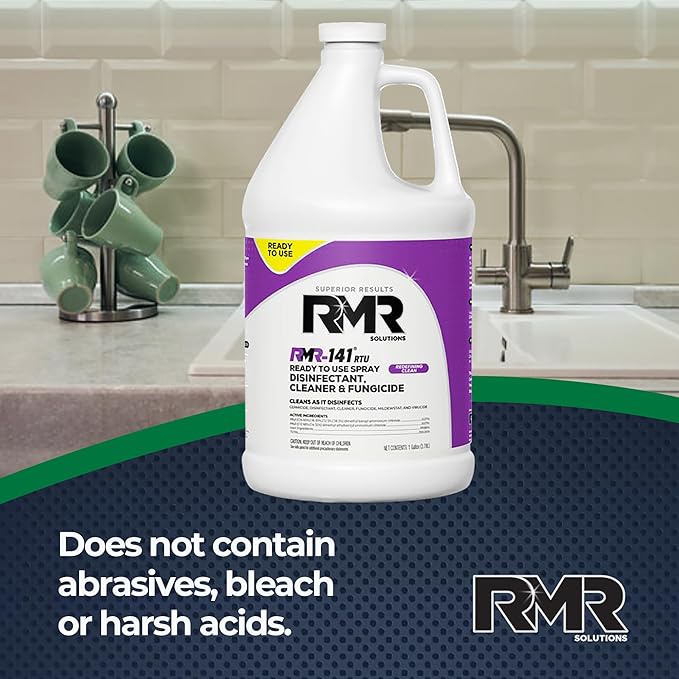 RMR-141 EPA Registered Mold and Mildew Killer, Eliminates Odors, Removes Mold, Mildew, Bacteria, and Viruses, 1 Gallon Bottle - Image 5
