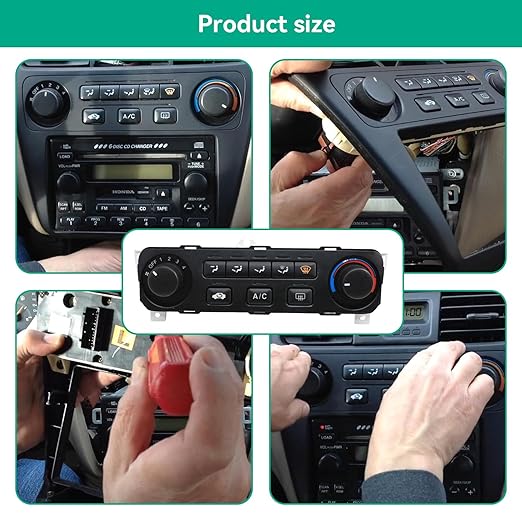 79600-S84-A21ZA Heater A/C Climate Control Module Compatible with Honda Accord 2000 2001, Heater Control Switch Module Panel, 79600S84A21ZA HVAC Control Panel Original Air Conditioning Control - Image 5
