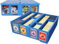 BCW Collectible Card Bin (2-Pack, Blue) | Holds 3200 Cards Each | Includes 4 Dividers Per Bin | Storage for Pokémon, MTG & Sports Cards by BCW