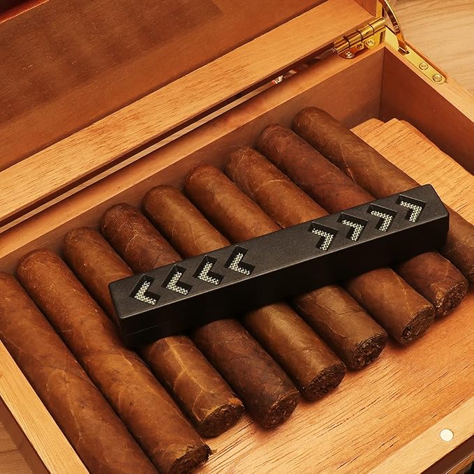 TISFA Cigar Humidifier, Cigar humidor humidifiers, Black Cuboid Humidor Humidifier (S) - Image 4