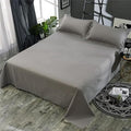 WenBags Lightweight Waterproof Flat Sheet 90 * 118 Inches California King Size-Mattress Protector for Bed & Couch, Pet Hair Resistant Cover Ideal for Dogs & Cats, Perfect for Hotels & Hospitals(Gray) by WenBags