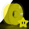 Creality 3D Luminous PLA Printer Filament, Halloween Decor, Glow in The Dark Filament, Best with UV Lamps, 1.75mm, Fit Most FDM 3D Printers, 1kg Spool(2.2lbs), Yellow by Creality