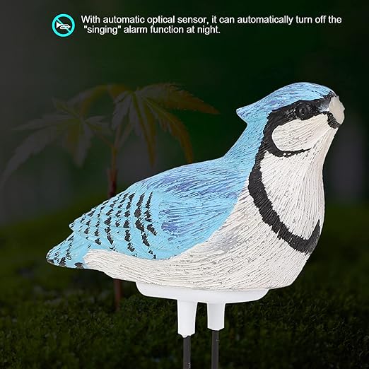Watering Alarm Bird Plant Soil Tester, Hygrometer Sensor Gardening Tool, for Planter Water Remind Warining Alert(Battery Included)(Blue) - Image 4